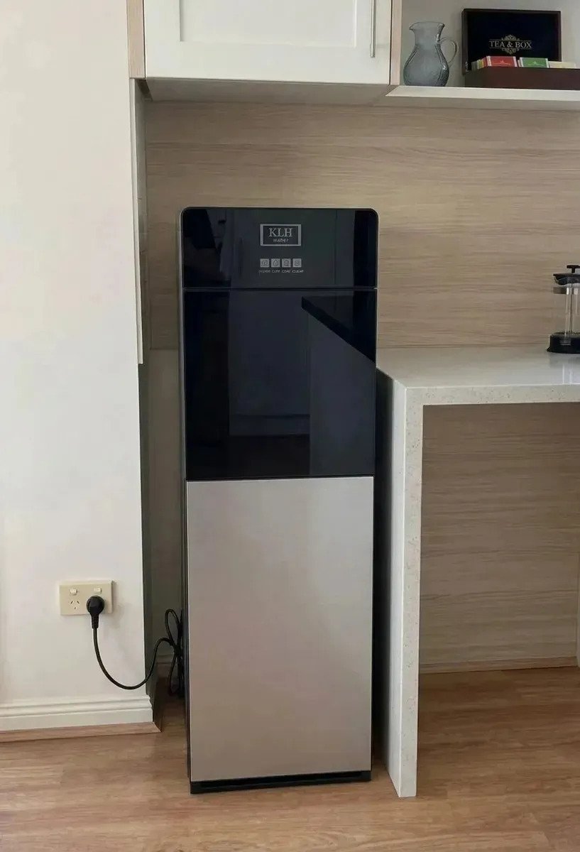 Dispensador De Agua Fría Y Caliente Carga Inferior Negro