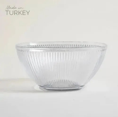 Ensaladera Bowl Cuadrado De Acrilico Premium 3550 Ml - Imagen 2