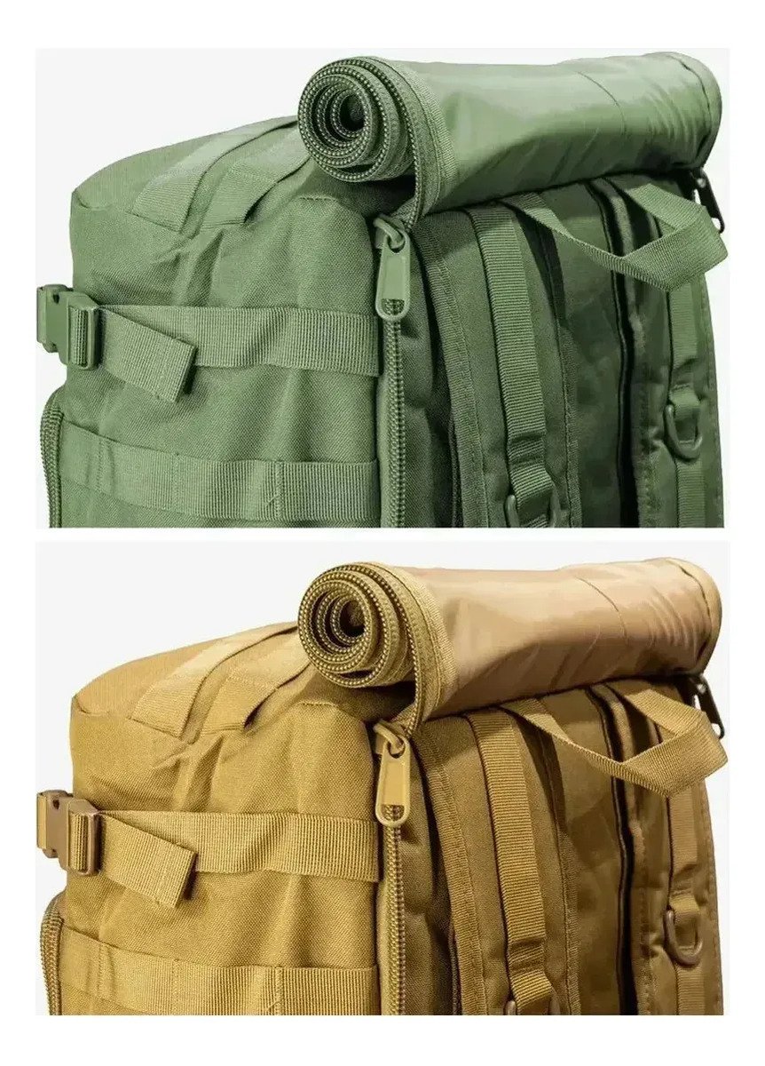 Bolso Mochila Táctica 3 En 1 Camping 70 L - Imagen 3