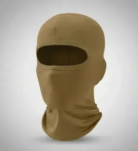 Pasamontañas Máscara Balaclava Caqui Con Cuello