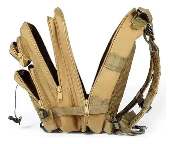 Mochila Tactica Militar Reforzada Camping Mochilero Bolso 25 - Imagen 5
