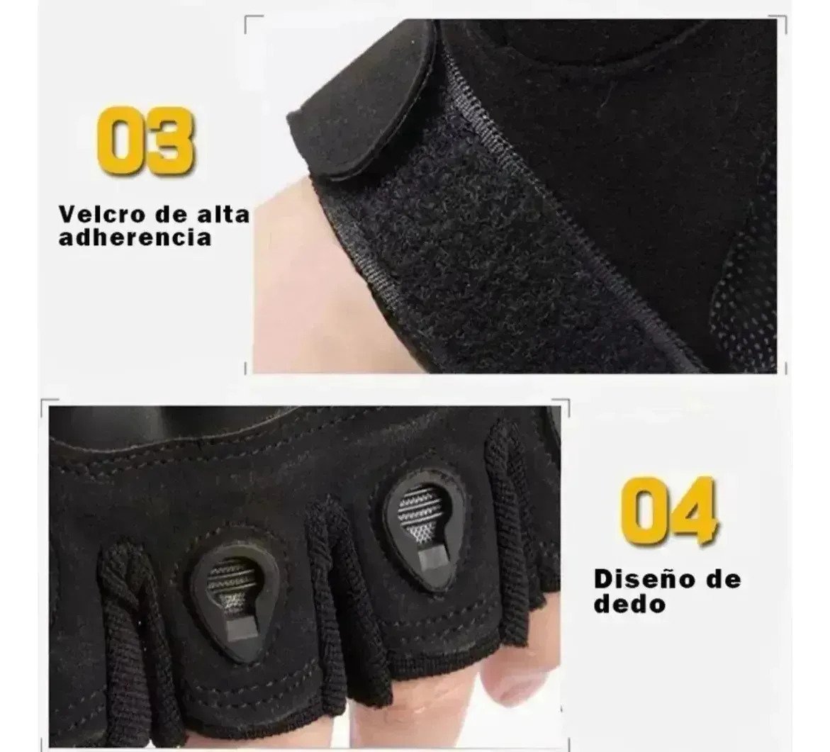 Guantes Tácticos Outdoor Reforzados Y Antideslizantes Cortos - Imagen 6