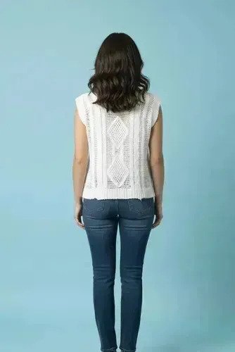Musculosa Top Tejida Con Diseño Premium De Mujer Delicada - Imagen 4