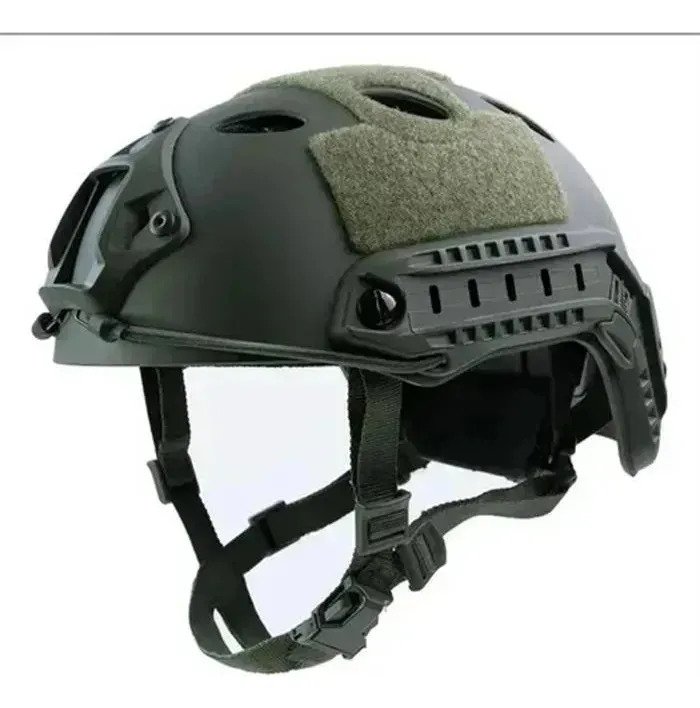 Casco Tactico Airsoft Paintball Militar Con Rieles Montura