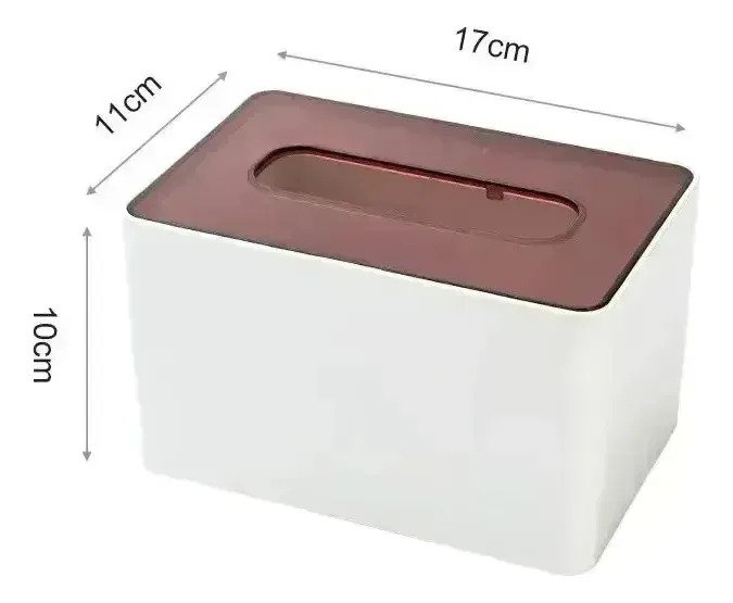 Caja Porta Pañuelos Tissue Box De Plástico Moderna - Imagen 4