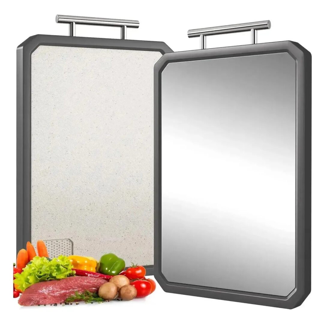 Tabla De Cortar 3 En 1 De Acero Inoxidable Para Cocina