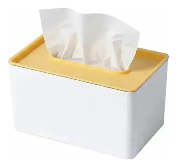 Caja Porta Pañuelos Tissue Box De Plástico Moderna