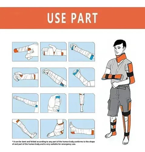 Férula Aluminio Sam Splint Emergencias Tácticas - Imagen 3