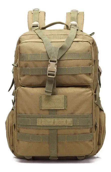 Mochila Táctica Militar 45l Reforzada Molle Camping Treking - Imagen 2