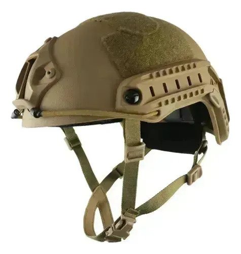 Casco Tactico Airsoft Paintball Militar Con Rieles Montura