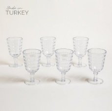 COPA DE ACRILICO TAKSIM TRANSPARENTE 450 ML