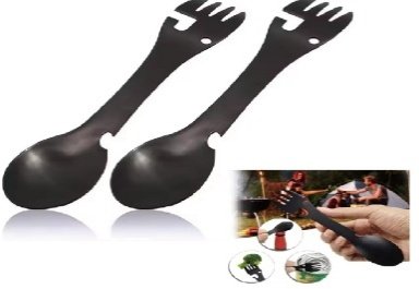 5 in 1 Stainless Steel Multi-Functional Outdoor Tools