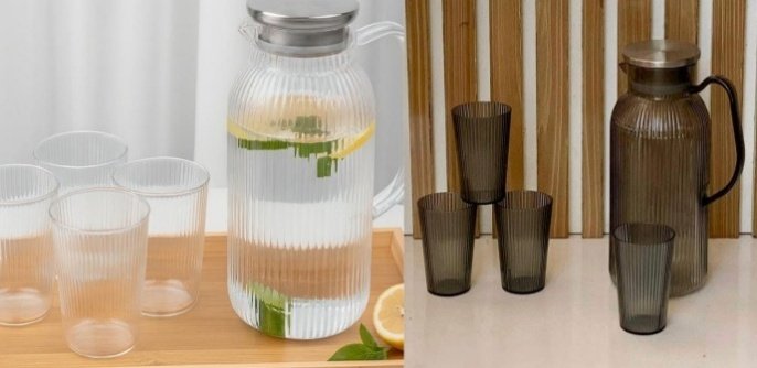 SET Jarra + 4 Vasos