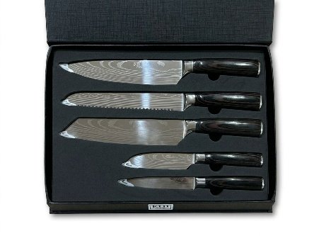 SET DE CUCHILLOS DE CHEF X 5 PIEZAS
