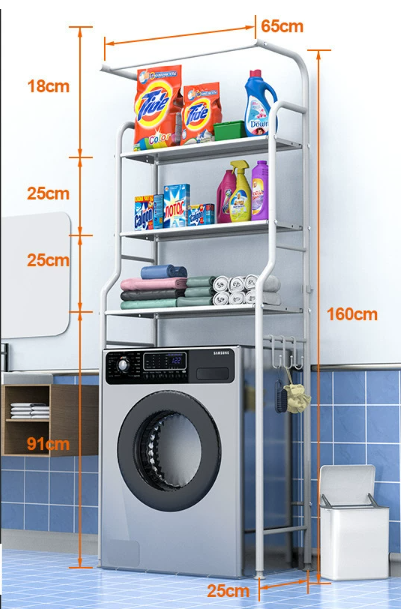 Estante Organizador de Baño - BLANCO