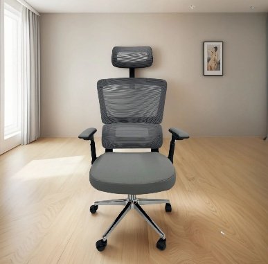 Silla de Oficina Respaldo Alto - NEGRO