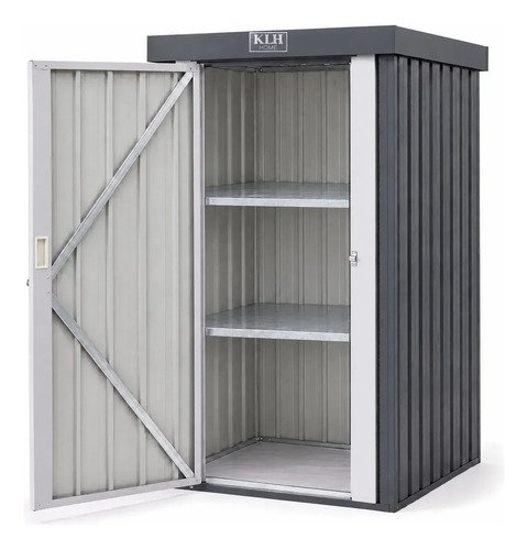 Cobertizo De Exterior Deposito Galpón Caseta 180x90x90 Gris