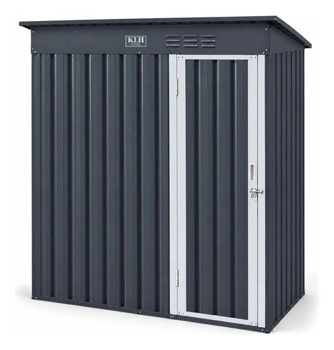 Cobertizo Exterior Galpón Caseta Deposito 190x150x90 Gris